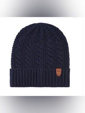 Coach Mens Cable Cuff Beanie